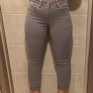 Gray Mid-Rise American Eagle Jeans